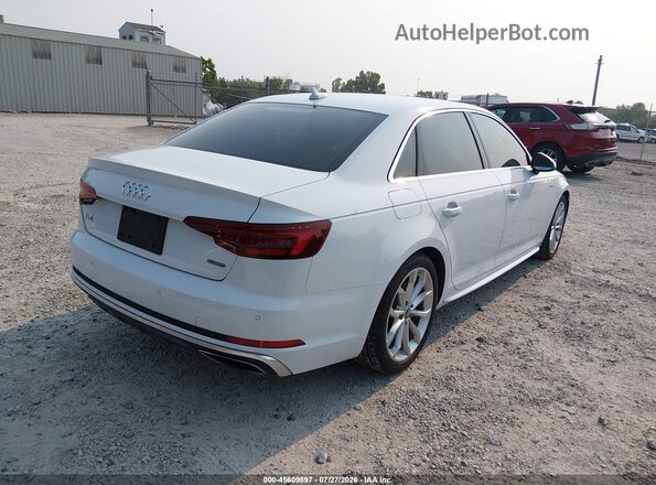 WAUENAF48KA073263 2019 AUDI A4 Белый Задняя правая четверть