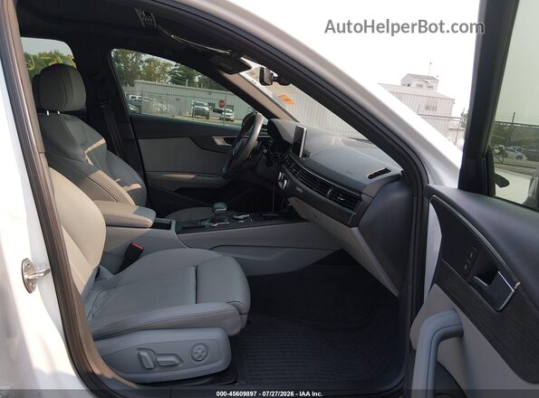 WAUENAF48KA073263 2019 AUDI A4 Белый Вид салона спереди