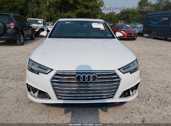 WAUENAF48KA073263 2019 AUDI A4 Белый Вид задней части салона