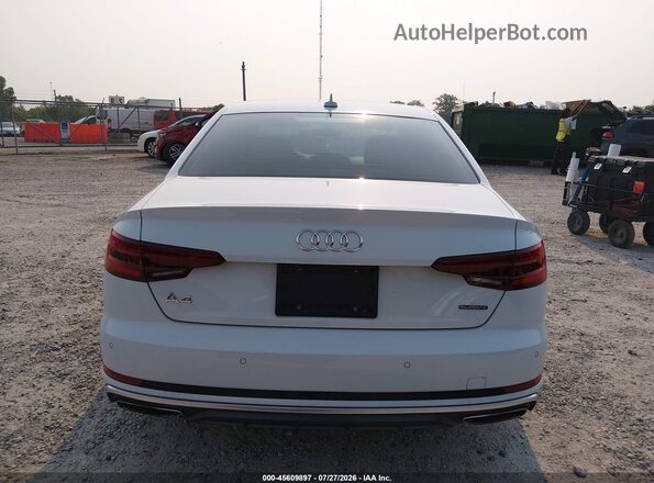 WAUENAF48KA073263 2019 AUDI A4 Белый 