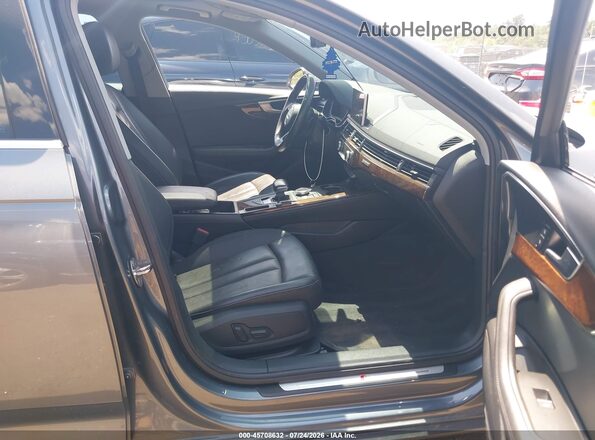 WAUENAF48KN001794 2019 AUDI A4 Gray წინა სალონის ხედი
