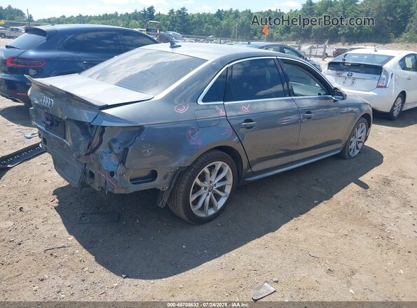 WAUENAF48KN001794 2019 AUDI A4 Gray უკანა მარჯვენა