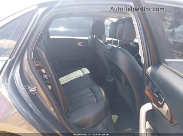 WAUENAF48KN001794 2019 AUDI A4 Gray VIN კოდის სტიკერის ხედი