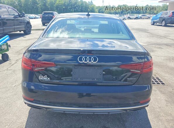 WAUENAF48KN012939 2019 AUDI A4 Black Հետևի տեսք