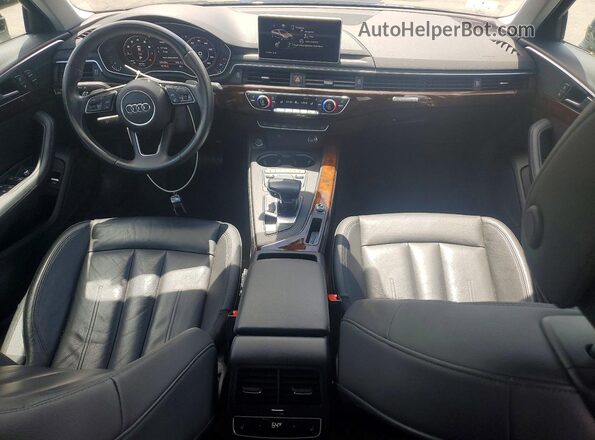 WAUENAF48KN012939 2019 AUDI A4 Black Առջևի վահանակի տեսք