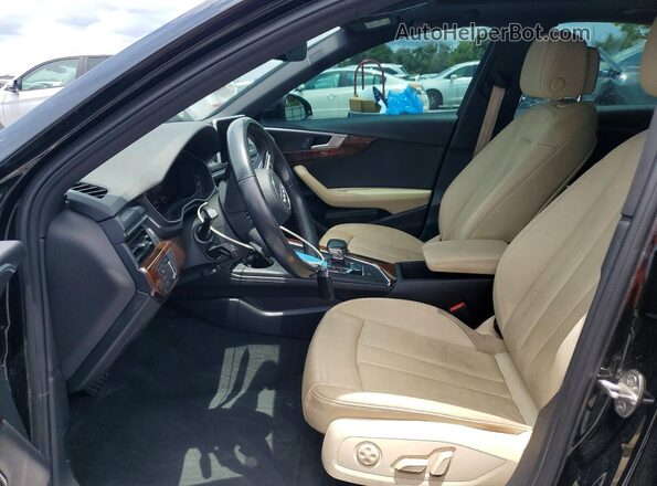 WAUENAF49HN027054 2017 AUDI A4 Черный Вид салона спереди