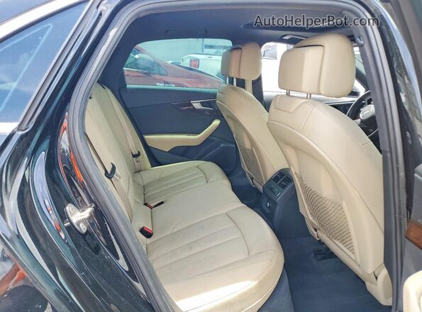 WAUENAF49HN027054 2017 AUDI A4 Черный Вид задних сидений