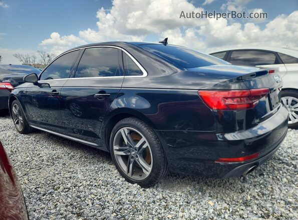 WAUENAF49HN027054 2017 AUDI A4 Черный Задняя левая четверть