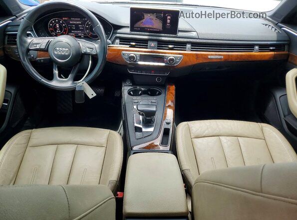 WAUENAF49HN027054 2017 AUDI A4 Черный Вид панели приборов