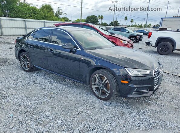 WAUENAF49HN027054 2017 AUDI A4 Черный Передняя правая четверть