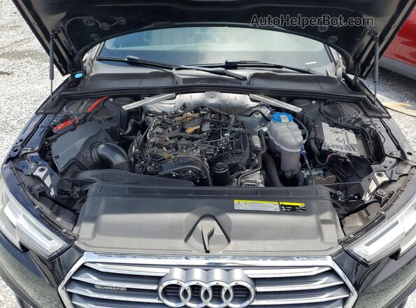 WAUENAF49HN027054 2017 AUDI A4 Черный Вид задней части салона