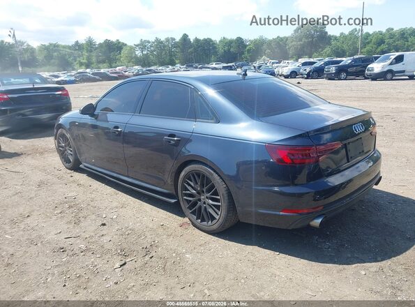 WAUENAF49JA054459 2018 AUDI A4 Black Задня ліва чверть