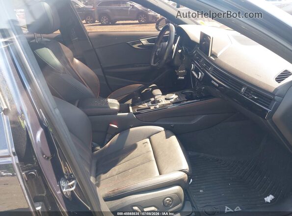 WAUENAF49JA054459 2018 AUDI A4 Black Вид салону спереду