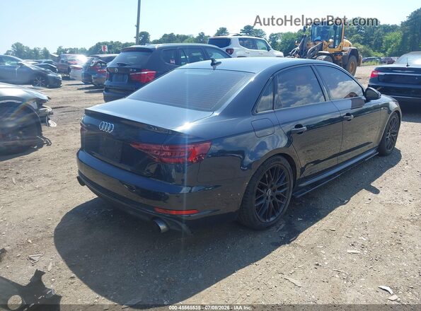 WAUENAF49JA054459 2018 AUDI A4 Black Задня права чверть