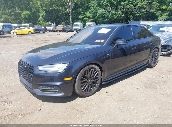 WAUENAF49JA054459 2018 AUDI A4 Black Передня ліва чверть