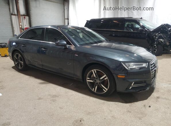 WAUENAF4XHN004589 2017 AUDI A4 Gray VIN կոդի պիտակի տեսք