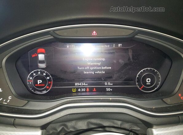 WAUENAF4XHN004589 2017 AUDI A4 Gray 