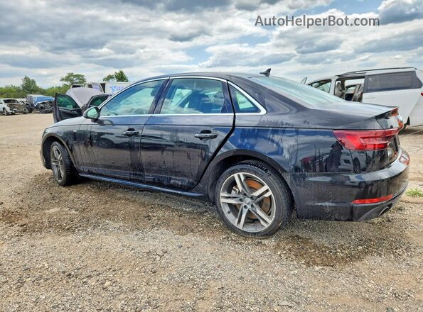 WAUENAF4XJN017302 2018 AUDI A4 Черный Задняя левая четверть