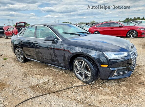 WAUENAF4XJN017302 2018 AUDI A4 Черный Передняя правая четверть