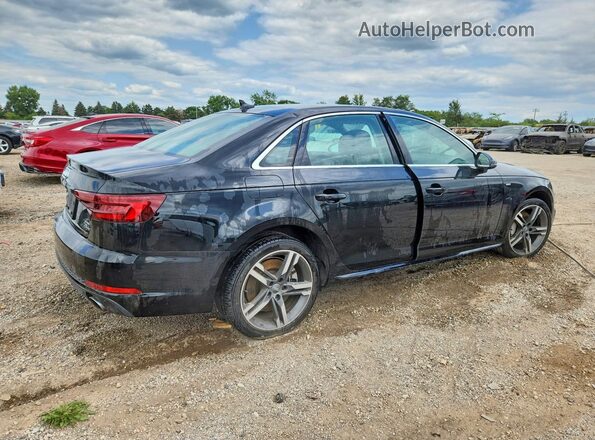 WAUENAF4XJN017302 2018 AUDI A4 Черный Задняя правая четверть
