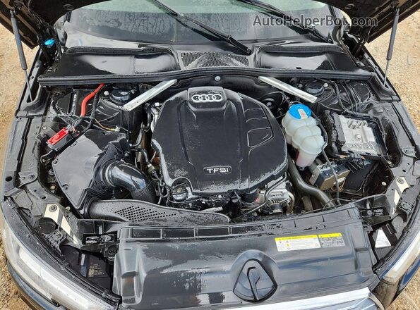 WAUENAF4XJN017302 2018 AUDI A4 Черный Вид задней части салона