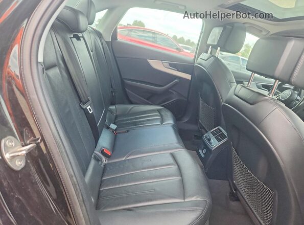 WAUENAF4XJN017302 2018 AUDI A4 Черный Вид задних сидений