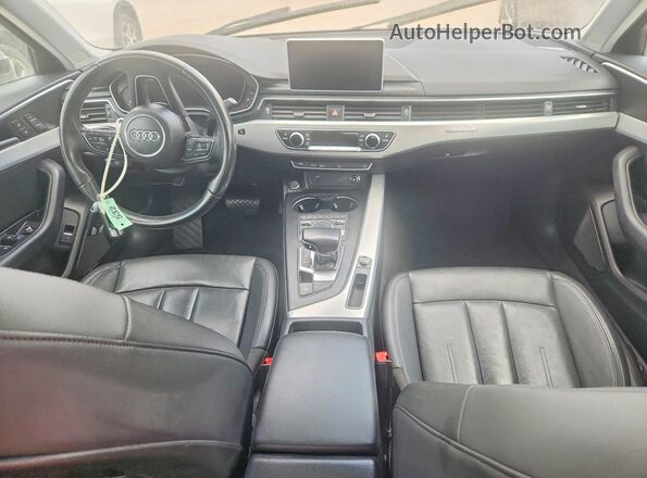 WAUENAF4XJN017302 2018 AUDI A4 Черный Вид панели приборов