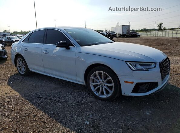 WAUENAF4XKN001554 2019 AUDI A4 White Przód prawy