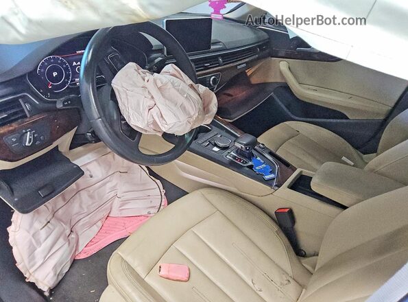 WAUENAF4XKN002199 2019 AUDI A4 White Вид панелі приладів
