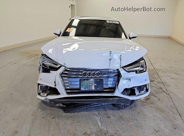 WAUENAF4XKN002199 2019 AUDI A4 White Вид спереду