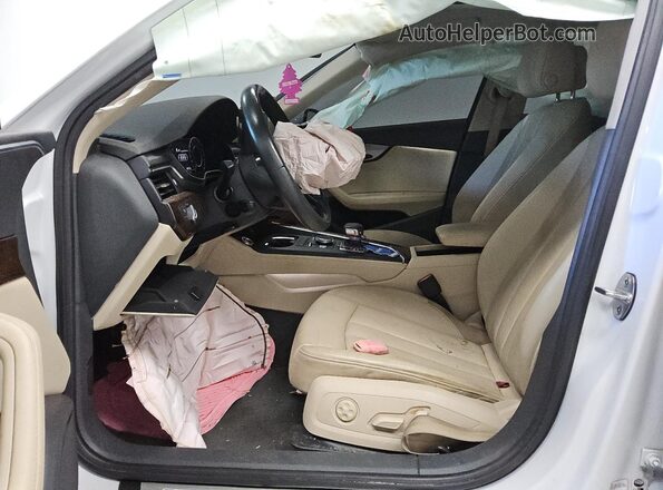 WAUENAF4XKN002199 2019 AUDI A4 White 