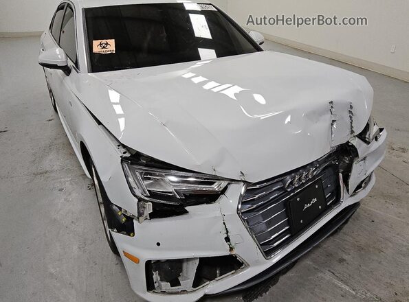 WAUENAF4XKN002199 2019 AUDI A4 White 