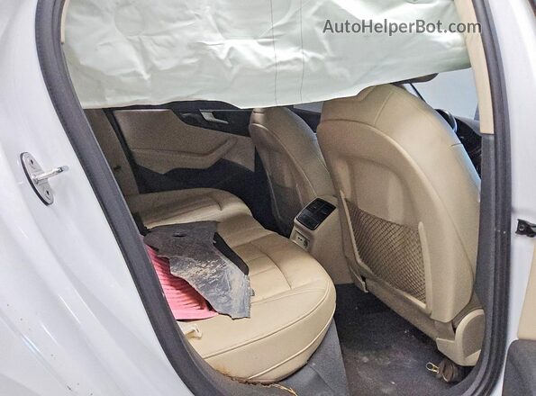 WAUENAF4XKN002199 2019 AUDI A4 White Вид задніх сидінь