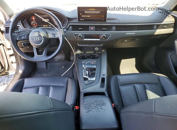 WAUENAF4XKN013574 2019 AUDI A4 Charcoal Vista del salpicadero