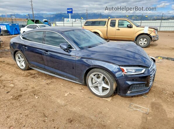 WAUENCF50JA080792 2018 AUDI A5 Синий Передняя правая четверть