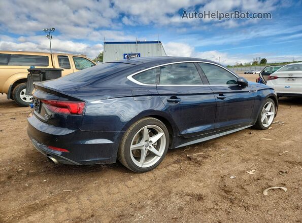 WAUENCF50JA080792 2018 AUDI A5 Синий Задняя правая четверть