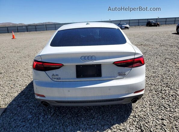WAUENCF50JA130784 2018 AUDI A5 White Հետևի տեսք
