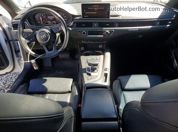 WAUENCF50JA130784 2018 AUDI A5 White Առջևի վահանակի տեսք