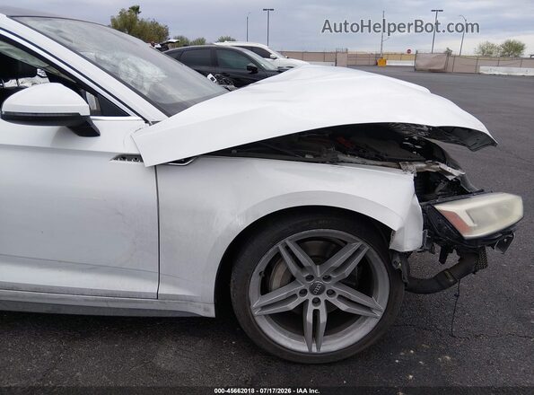 WAUENCF51JA104260 2018 AUDI A5 White Front view