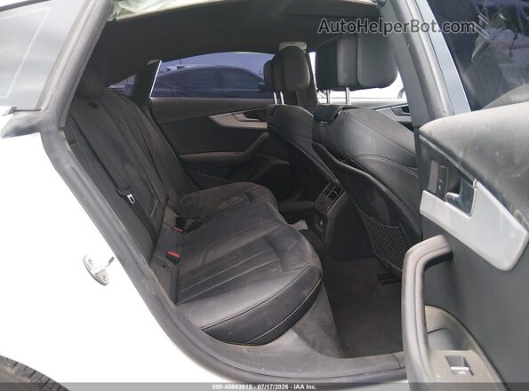 WAUENCF51JA104260 2018 AUDI A5 White VIN sticker view