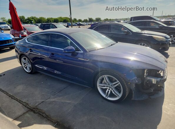 WAUENCF51KA079099 2019 AUDI A5 Blue Front right