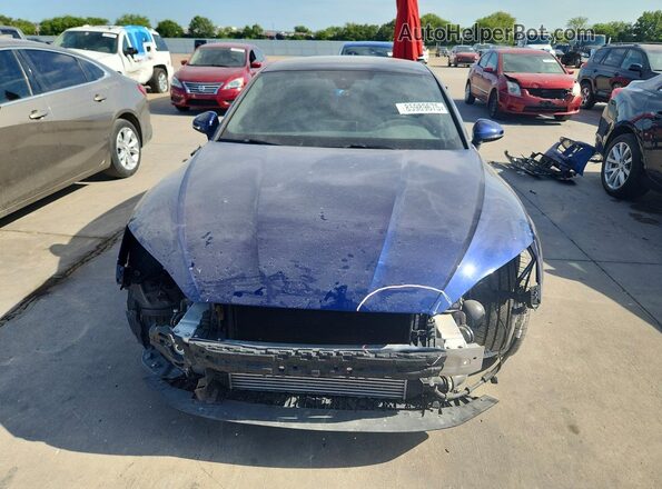 WAUENCF51KA079099 2019 AUDI A5 Blue Front view