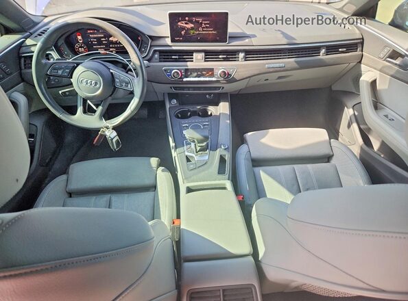 WAUENCF51KA079099 2019 AUDI A5 Blue Dashboard view