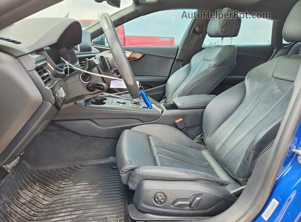WAUENCF52KA057323 2019 AUDI A5 Blue Вид салону спереду