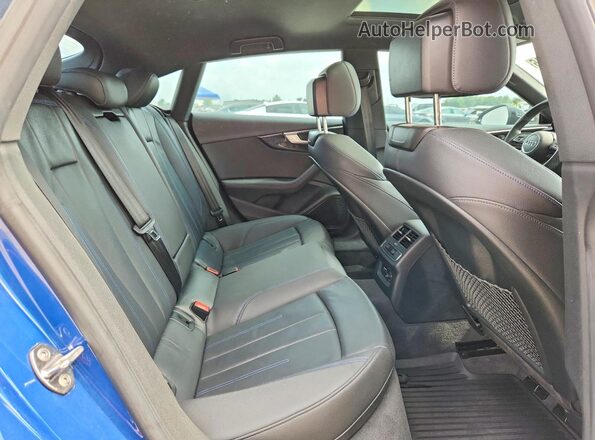 WAUENCF52KA057323 2019 AUDI A5 Blue Вид задніх сидінь