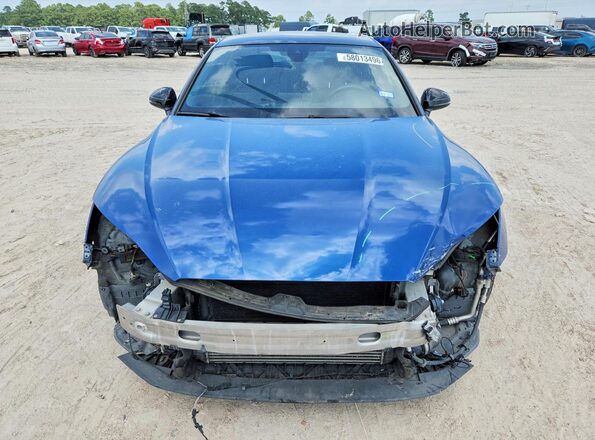 WAUENCF52KA057323 2019 AUDI A5 Blue Вид спереду