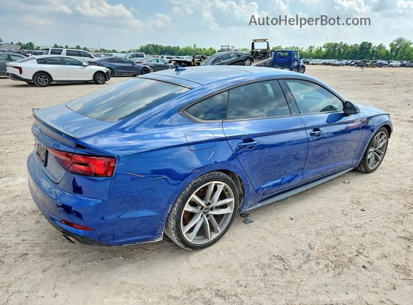 WAUENCF52KA057323 2019 AUDI A5 Blue Задня права чверть