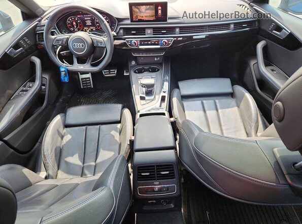WAUENCF52KA057323 2019 AUDI A5 Blue Вид панелі приладів