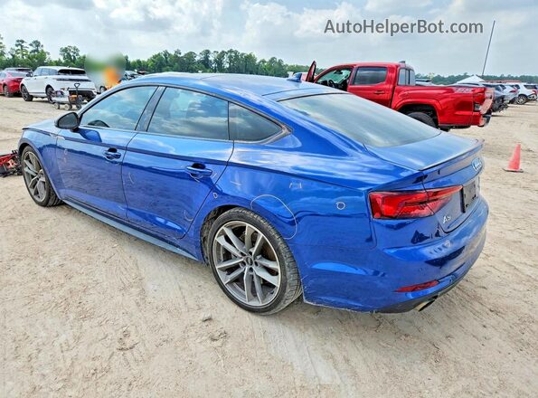WAUENCF52KA057323 2019 AUDI A5 Blue Задня ліва чверть