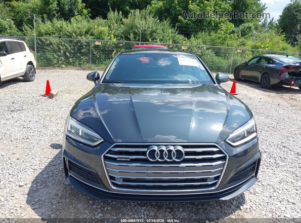 WAUENCF53JA061136 2018 AUDI A5 Gray Vista del cuadro de instrumentos